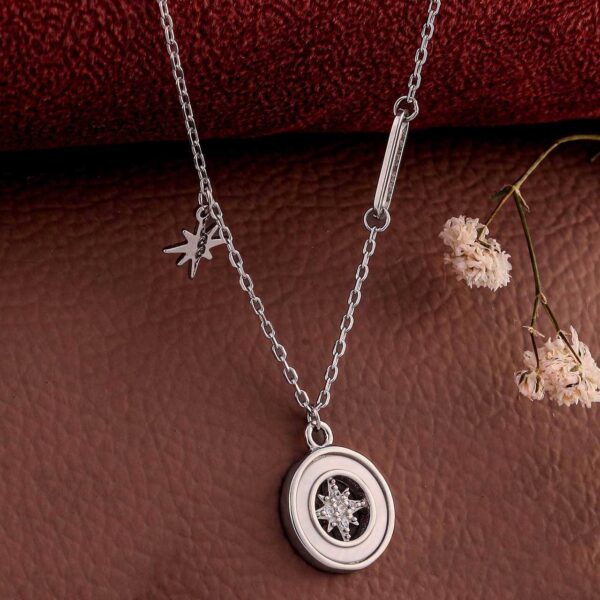 MELANO 925 Sterling Silver Star Necklace | Rhodium Plated Gift for Her