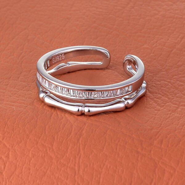 MELANO 925 Sterling Silver two layer Ring Gift for Her