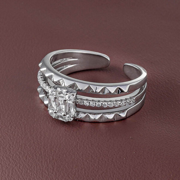 MELANO 925 Sterling Silver Zin zag Ring Gift for Her