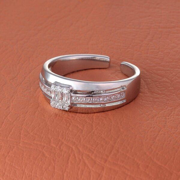 MELANO 25 Sterling Silver Single Diamond Ring Gift for Her