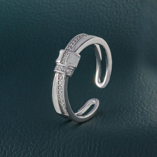 MELANO Pure 925 Sterling Silver Trending Diamond Ring