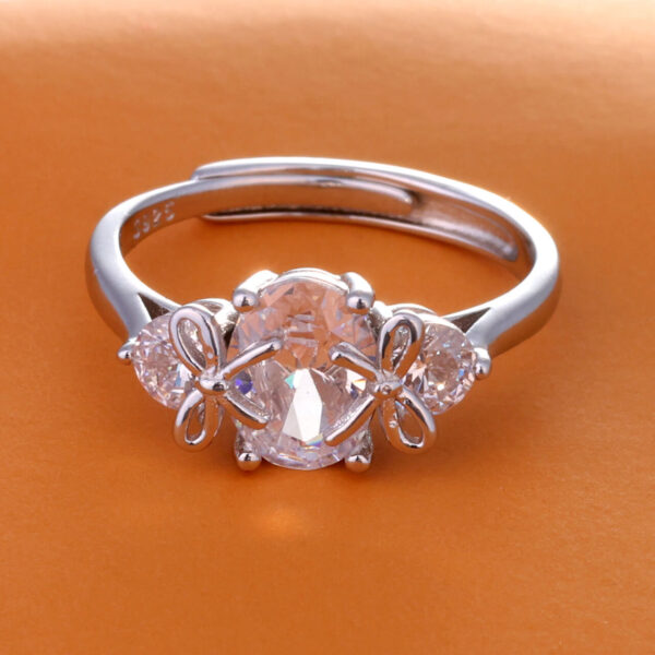 MELANO 925 Sterling Silver Twins Finger Ring