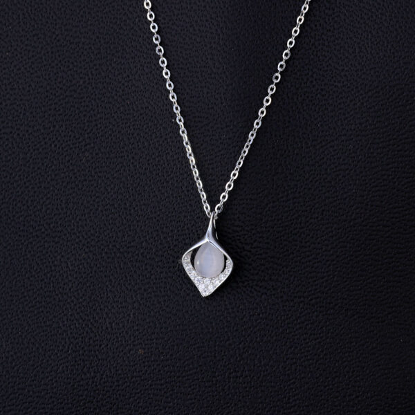MELANO 925 Sterling Silver Italian Eye Pendant Chain Necklace